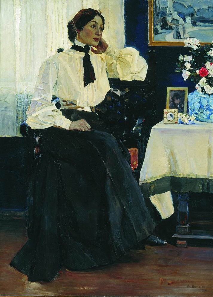 Портрет Е.П. Нестеровой - жены художника, 1905