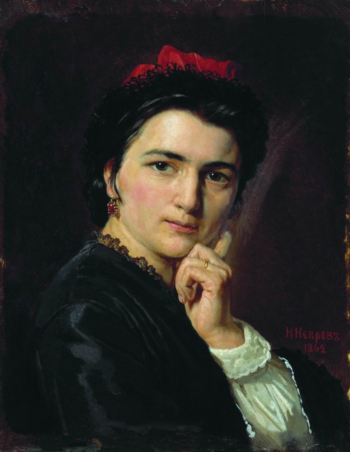 Портрет певицы Лелевой-Люцанской, 1862