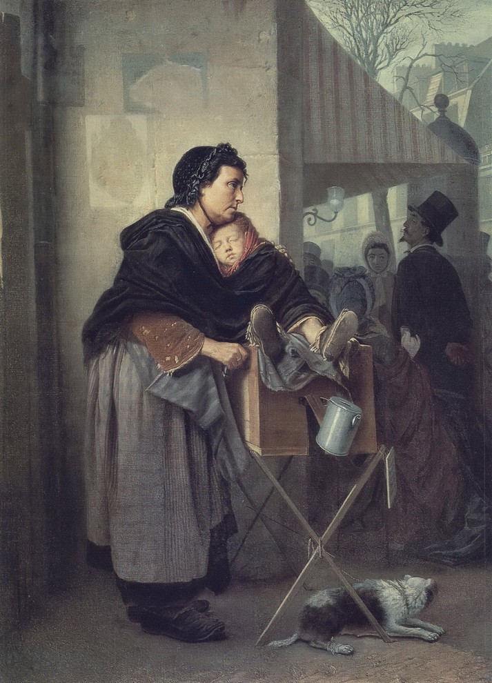 Парижская шарманщица, 1864