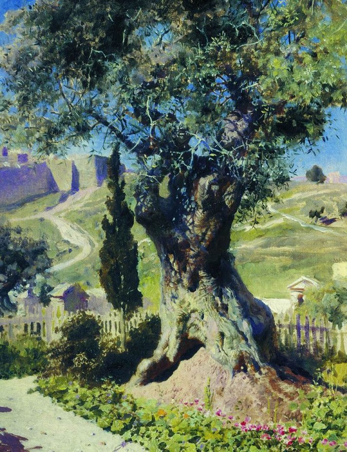 Оливковое дерево в Гифсеманском саду, 1882