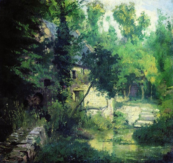 Мельница у истока реки Вель, 1874