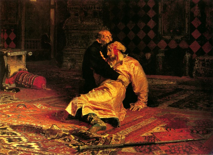 Иван Грозный и сын его Иван 16 ноября 1581 года, 1885