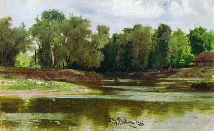 Берег реки, 1876