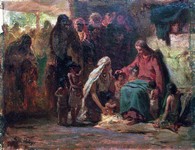 Благословение детей (на евангельский сюжет)