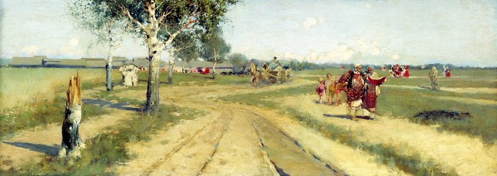 Возвращение с ярмарки, 1891