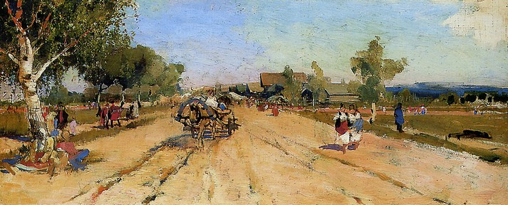 Возвращение с ярмарки, 1900
