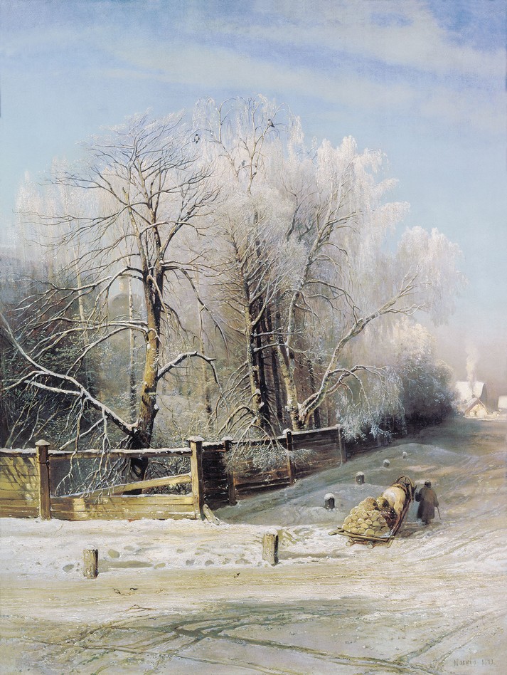Зимний пейзаж, 1873