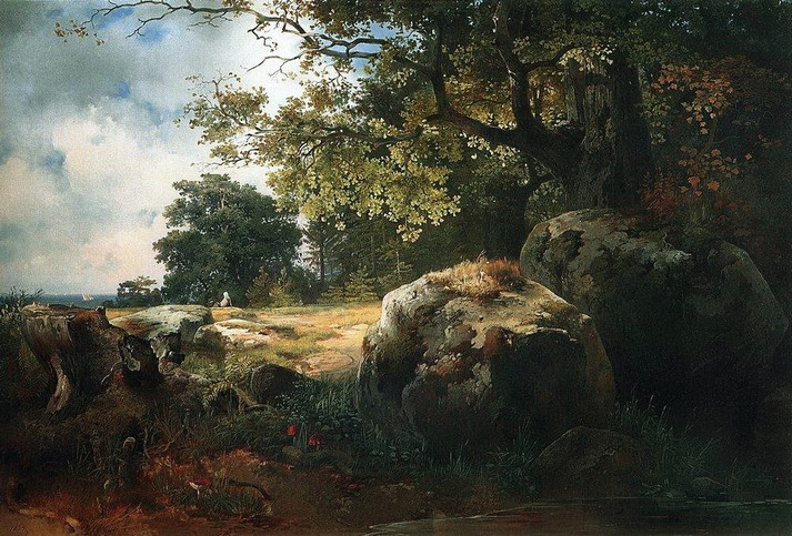 Вид в окрестности Ораниенбаума, 1854
