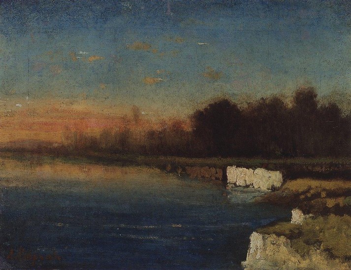 Берег реки Ве. . ги в низовьях, 1870-е