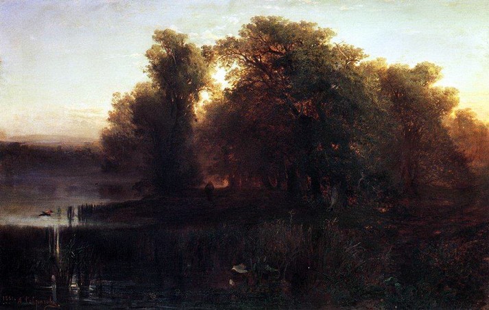 Вечерний пейзаж, 1861