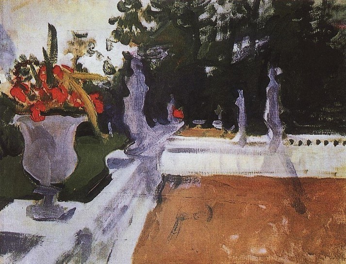 Портик с балюстрадой. Архангельское, 1903