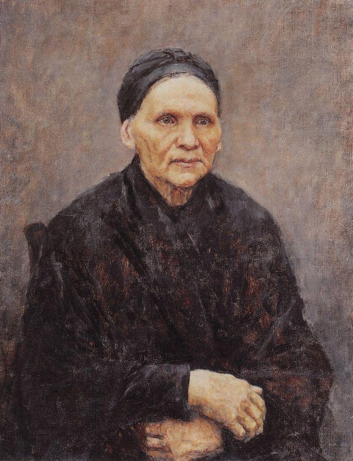 Портрет П. Ф. Суриковой (матери художника), 1887