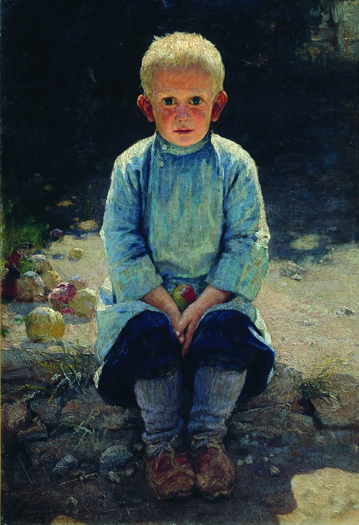 Мальчик в саду
