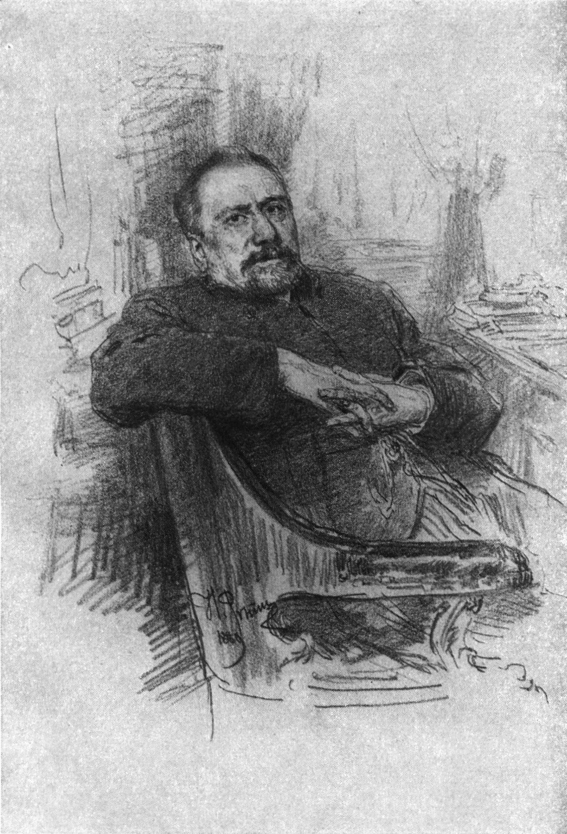 26. Писатель Н.С. Лесков. 1889