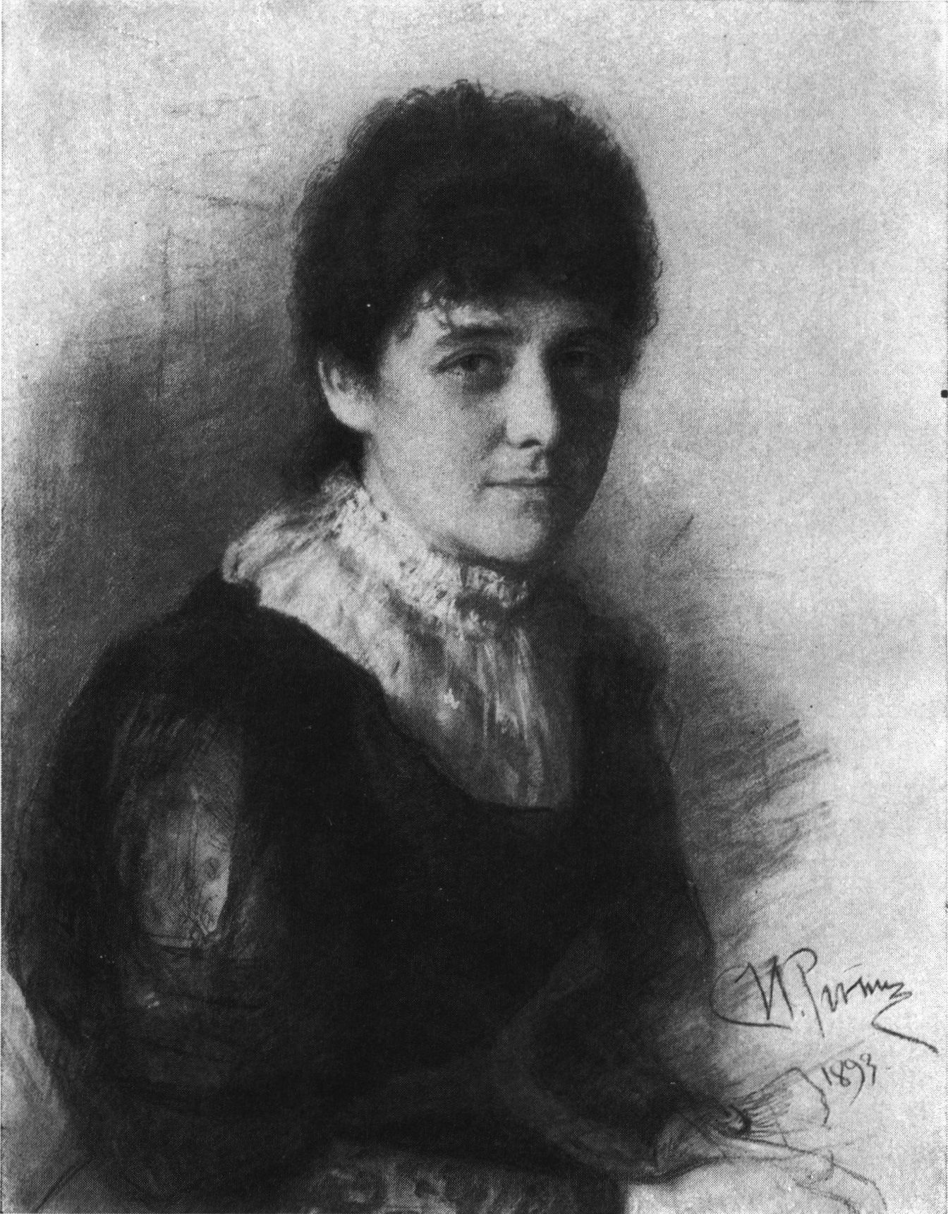 31. Портрет Е.П. Тархановой-Антокольской. 1893