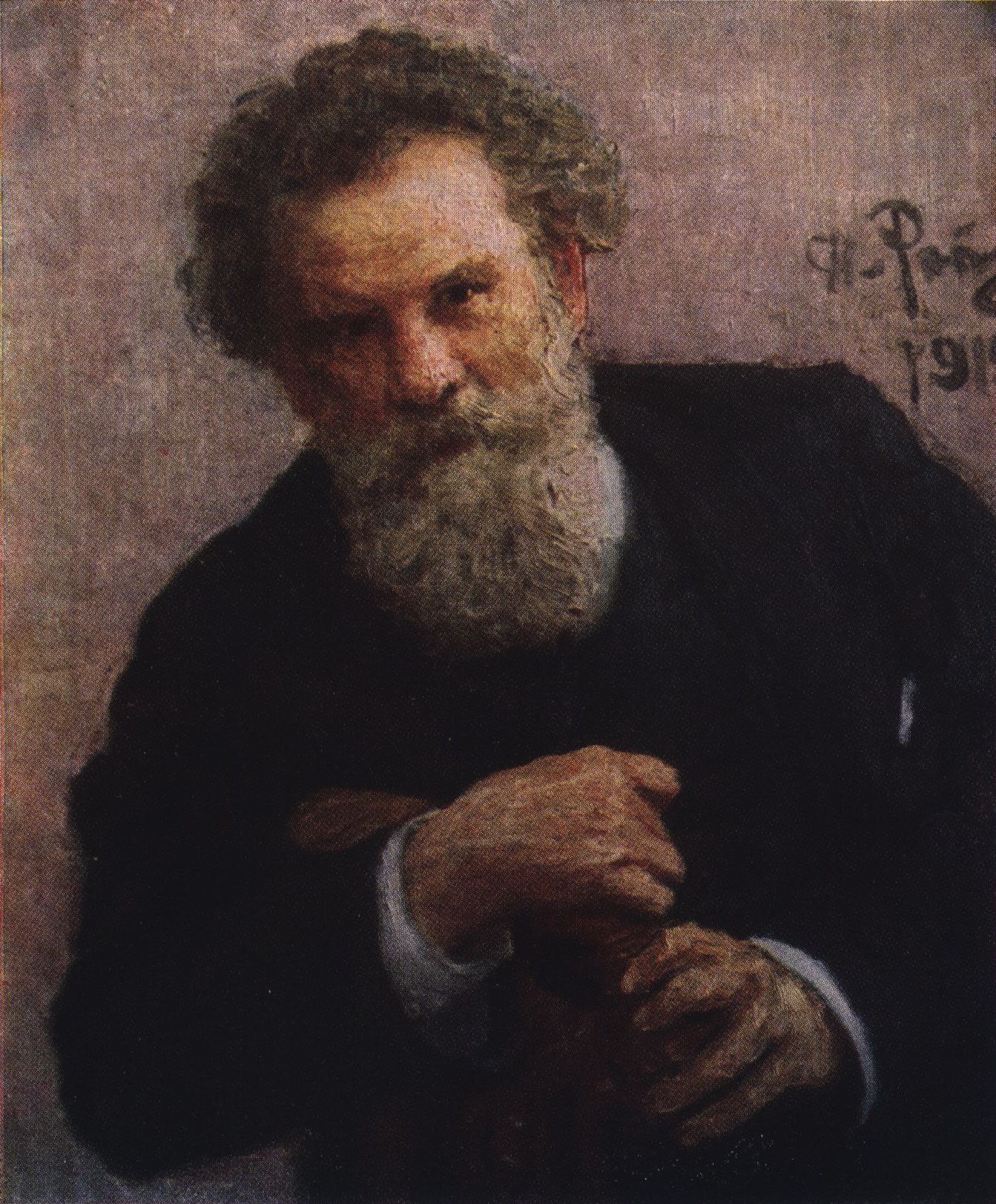 52. Портрет писателя В.Г. Короленко. 1912