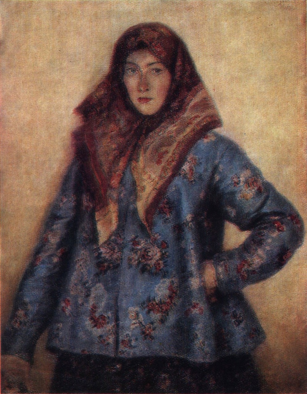 Портрет казачки (Портрет Л.Т. Моториной). 1892