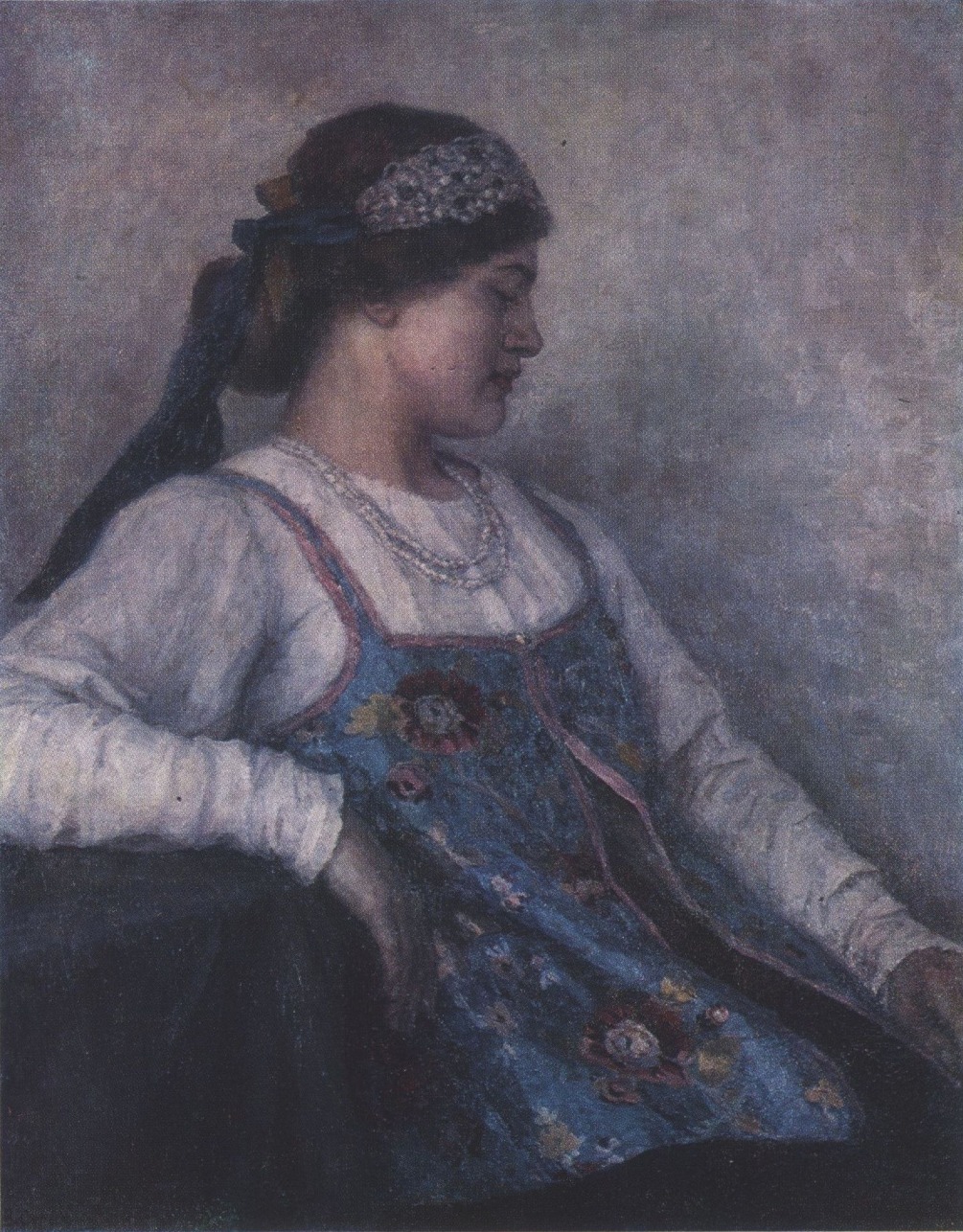 Портрет Н.Ф. Матвеевой. 1909