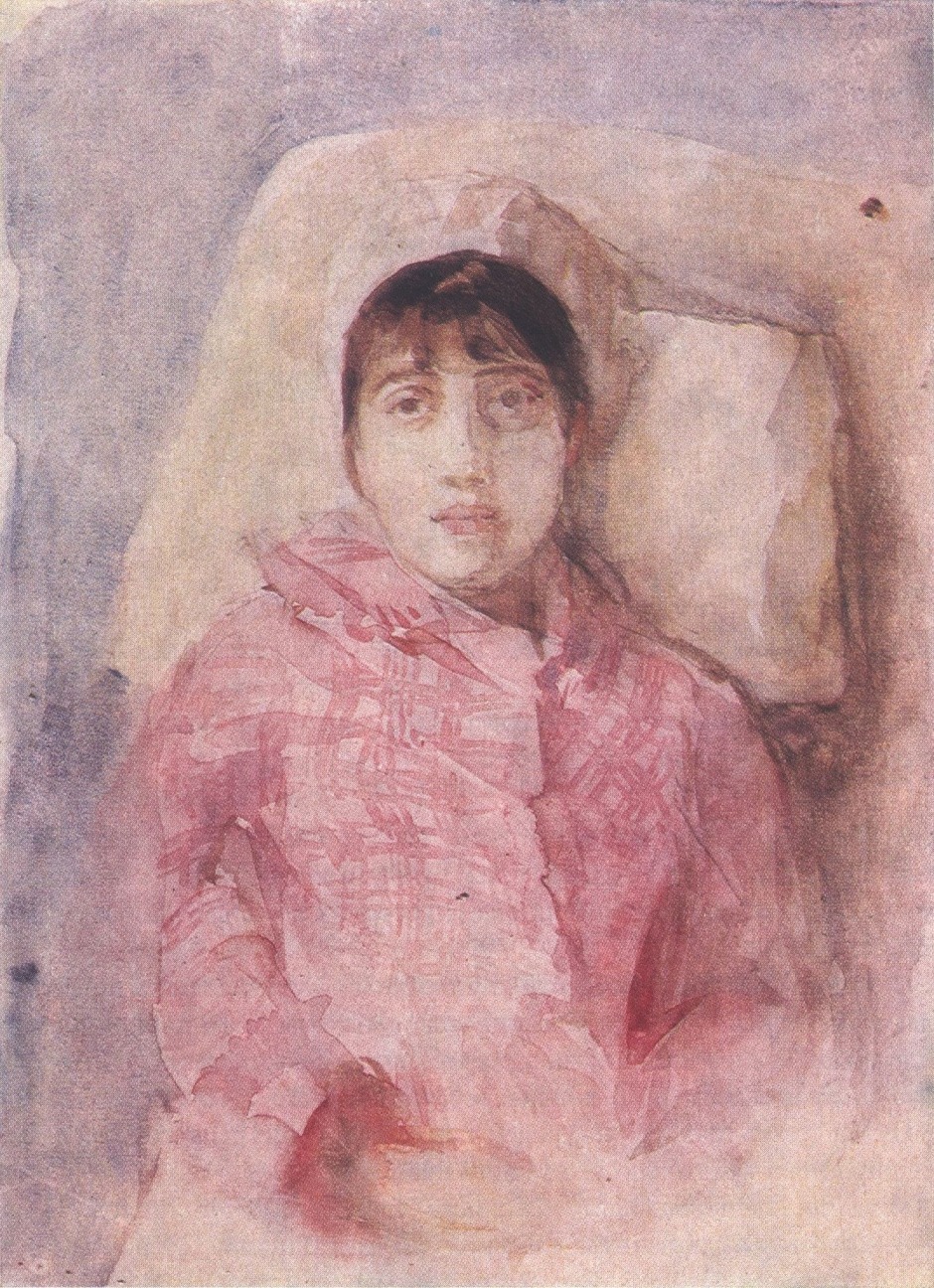 Молодая женщина. Этюд. 1881—1882