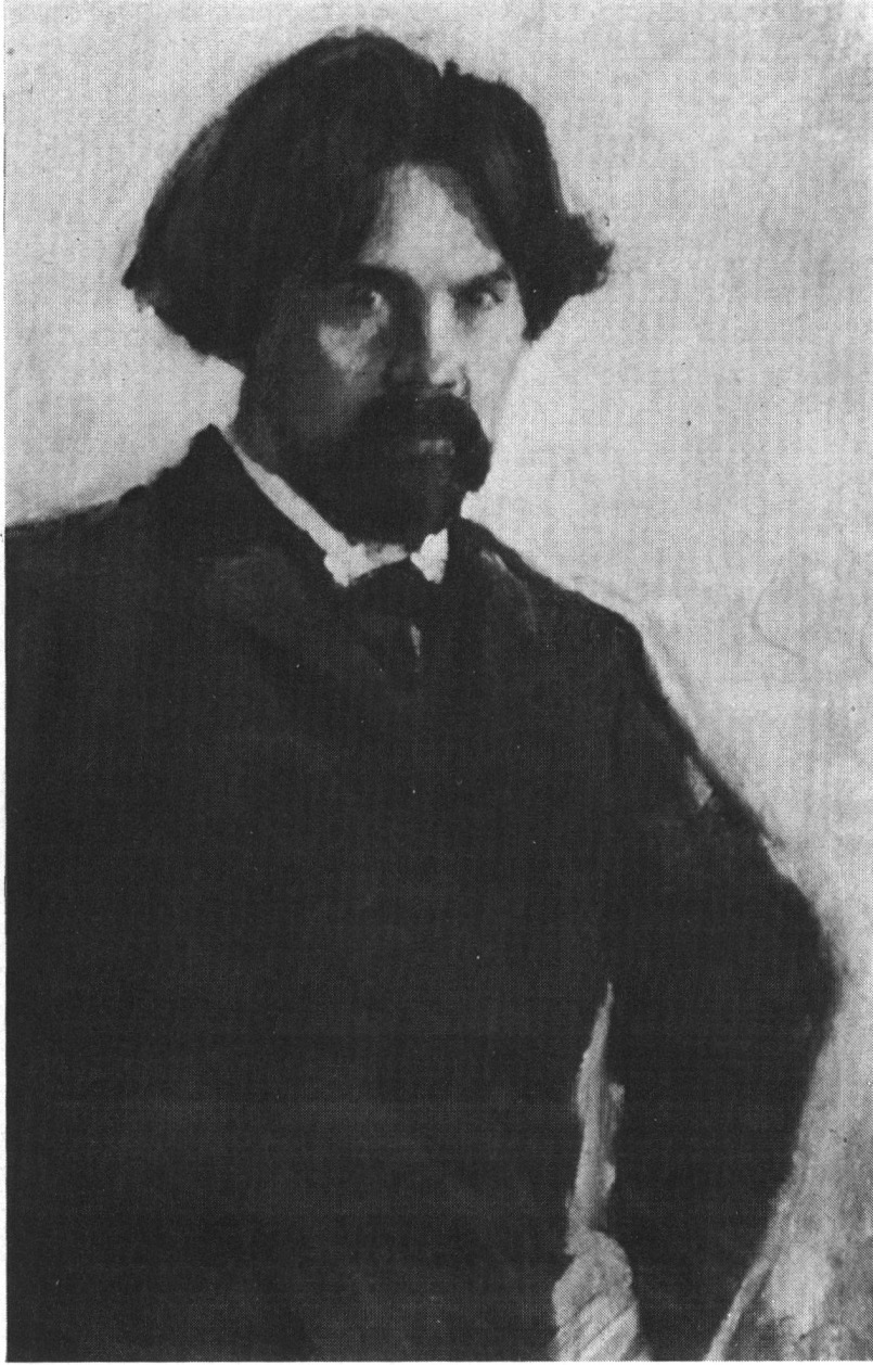 В.А. Серов. Портрет В.И. Сурикова. 1890-е гг. Фрагмент