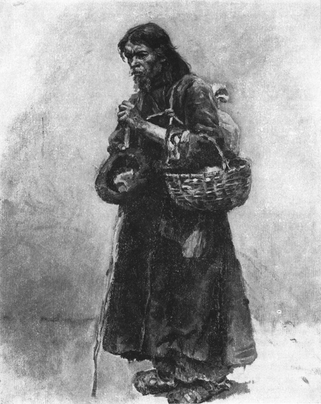 Странник. Этюд. 1886