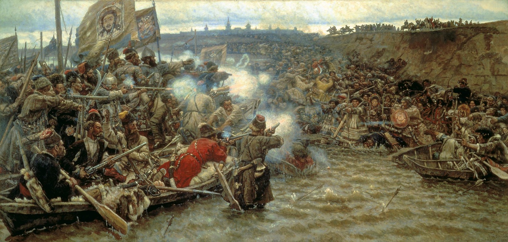 Покорение Сибири Ермаком. 1895