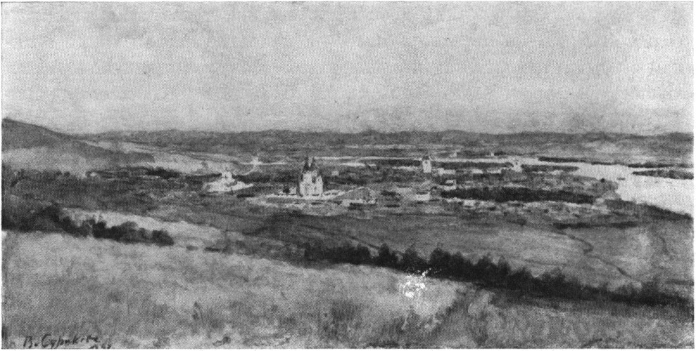 Вид Красноярска. 1893