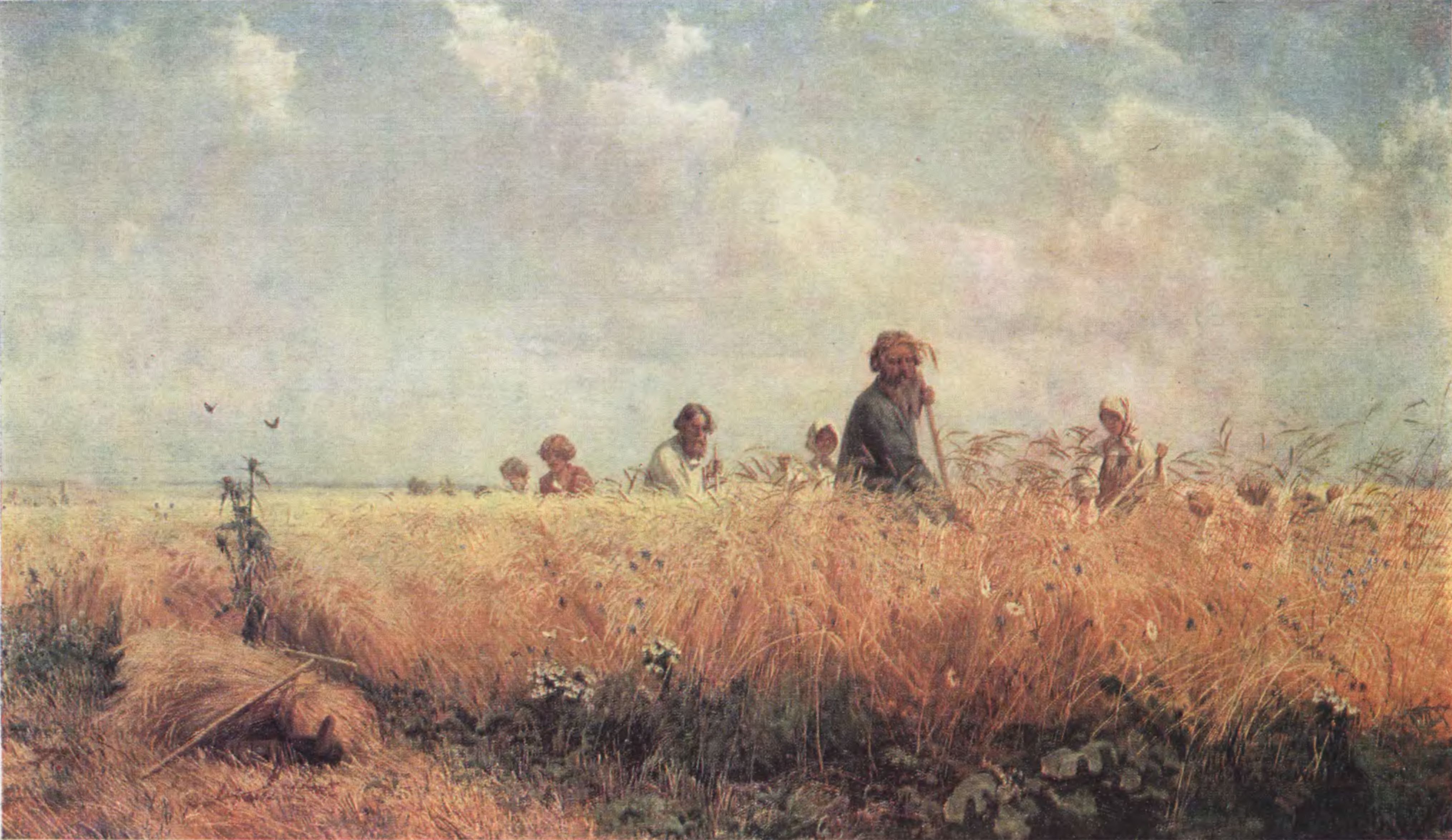 Г.Г. Мясоедов. Страдная пора (Косцы). 1887