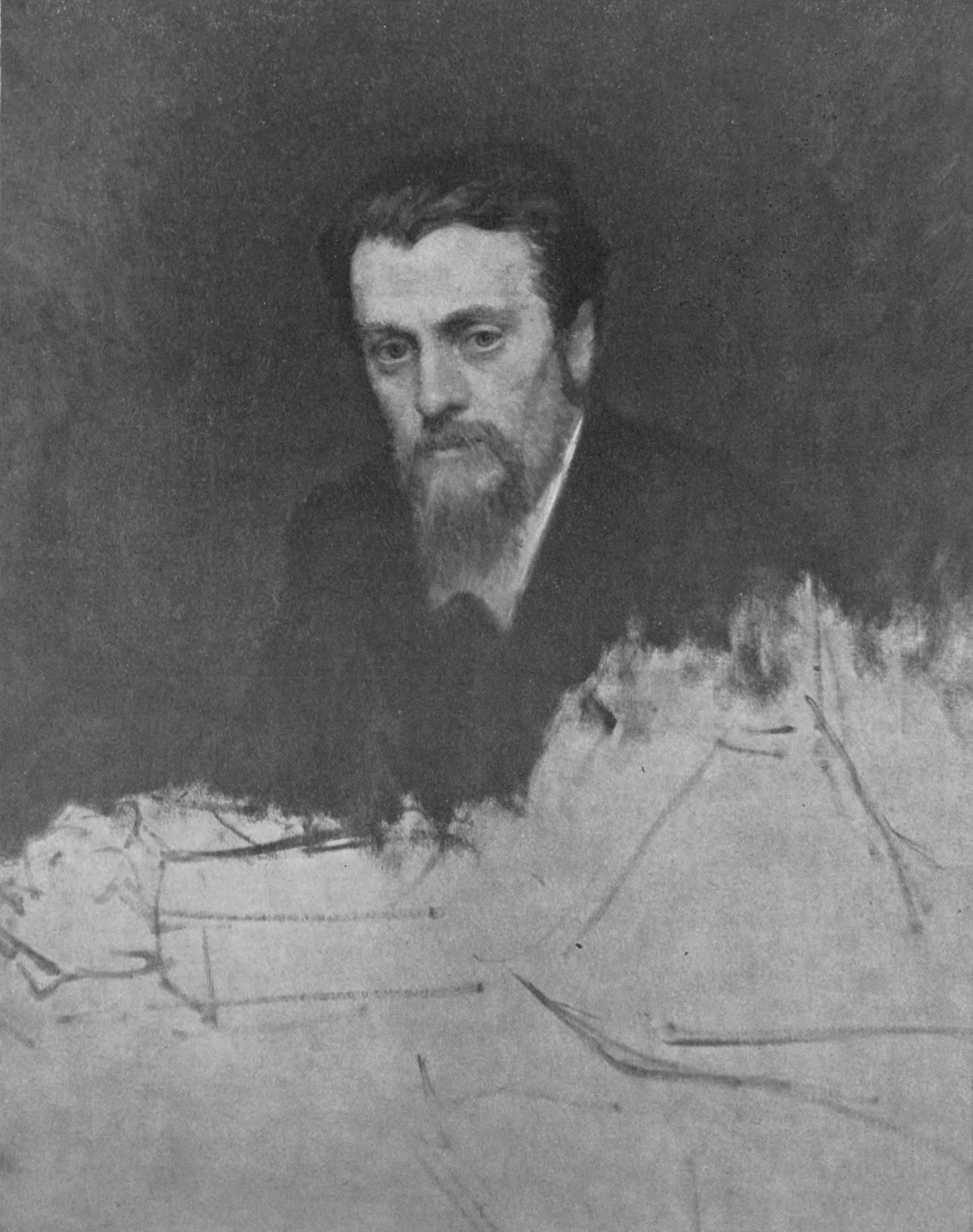 И.Н. Крамской. Портрет В.Е. Маковского. 1887