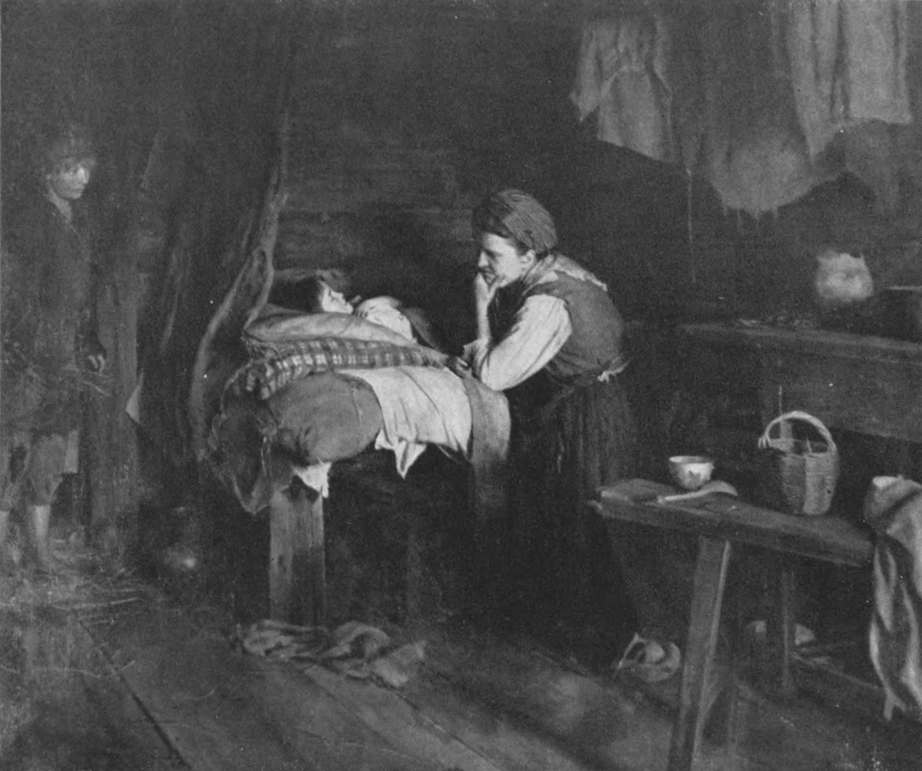 К.В. Лемох. Без кормильца. 1898