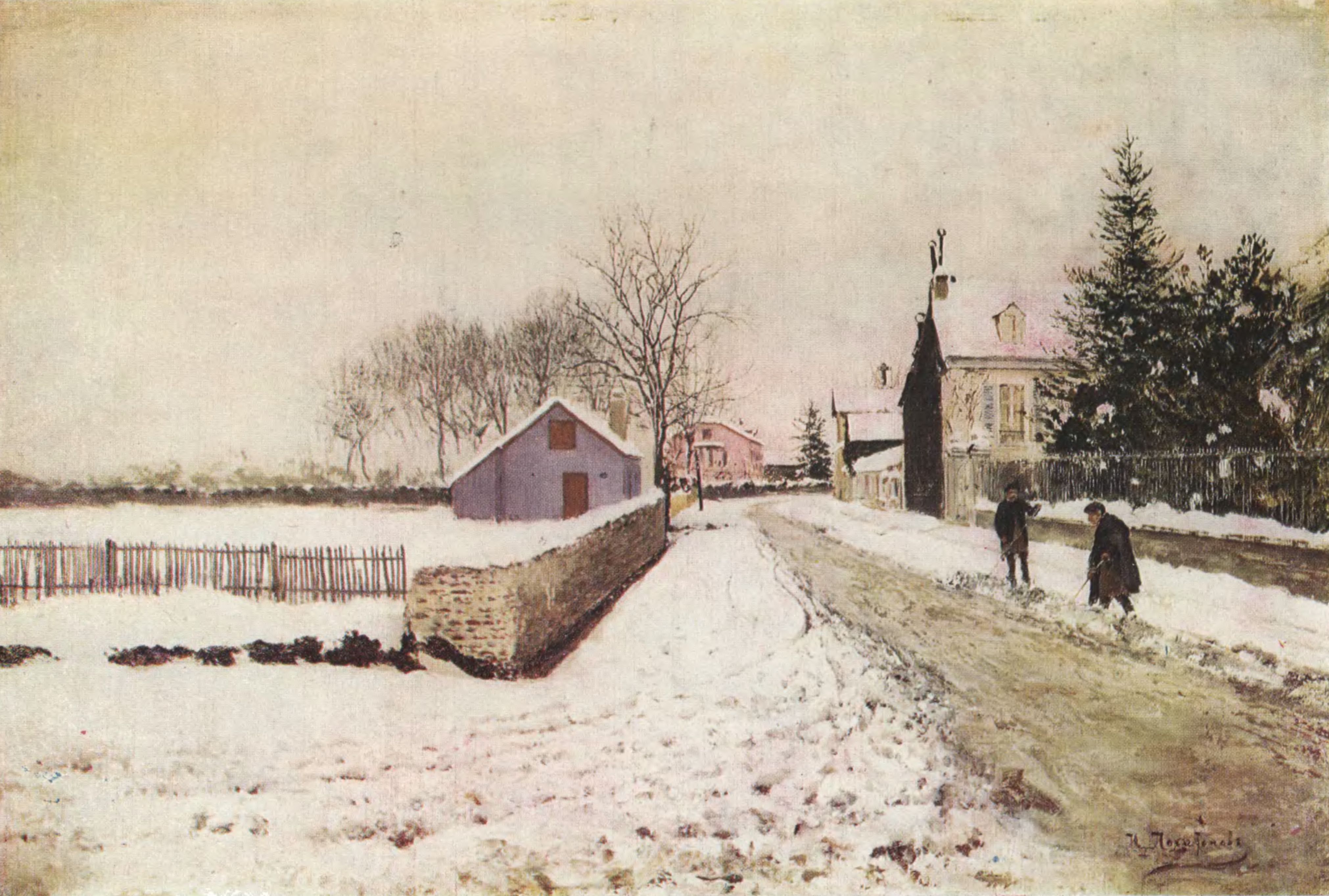 И.П. Похитонов. Снег в По. 1890-е гг.