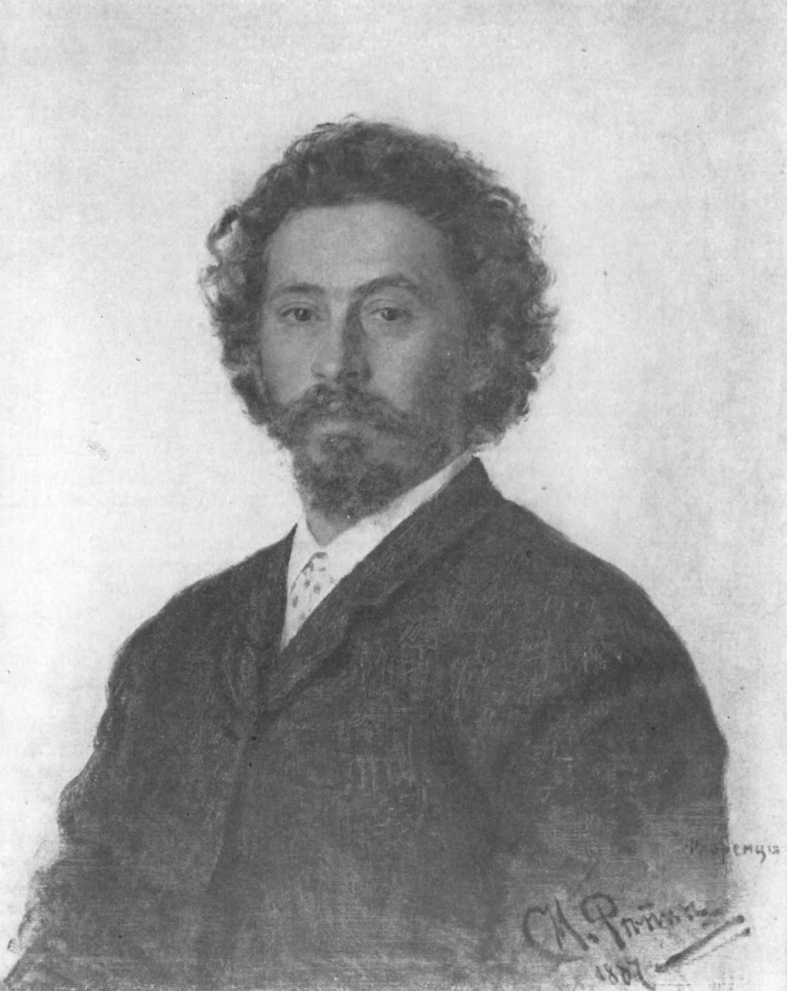 И.Е. Репин. Автопортрет. 1887