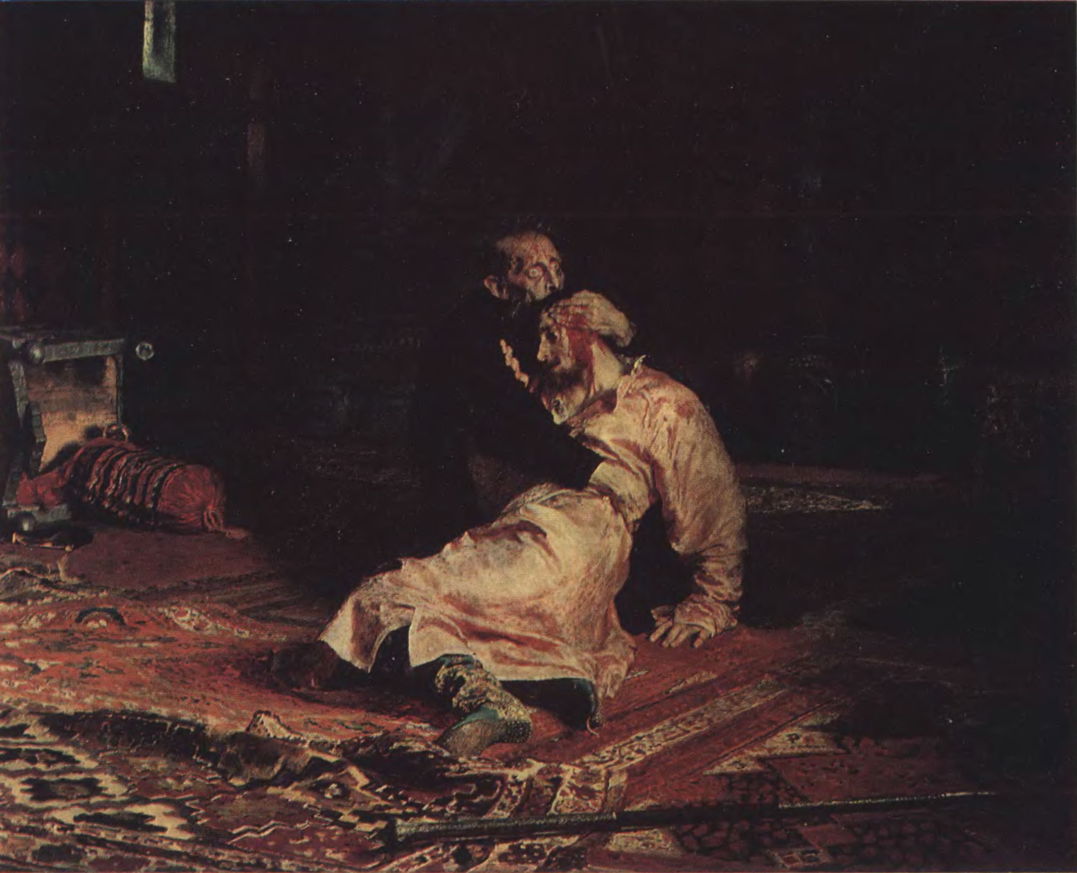 И.Е. Репин. Иван Грозный и сын его Иван 16 ноября 1581 года. 1885