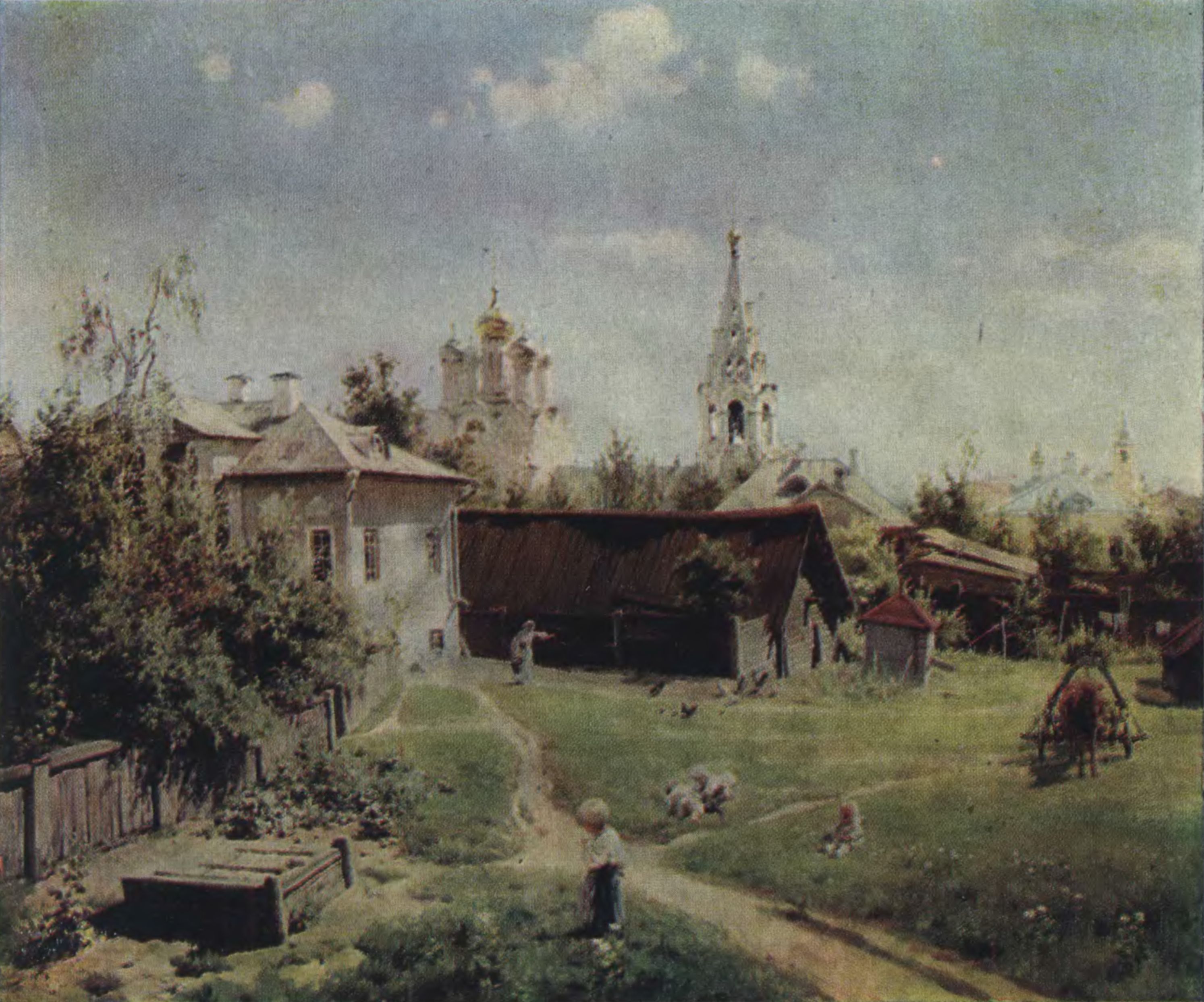 В.Д. Поленов. Московский дворик. 1878