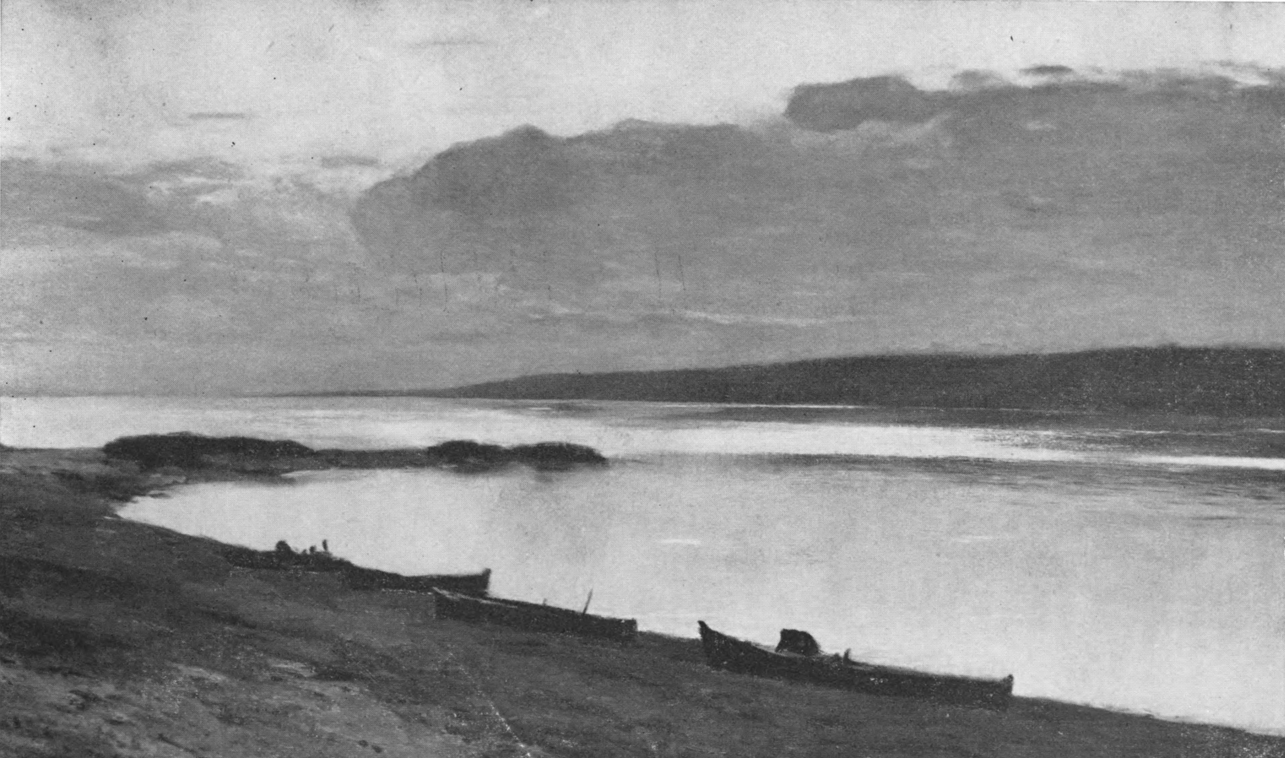 И.И. Левитан. Вечер на Волге. 1886—1888