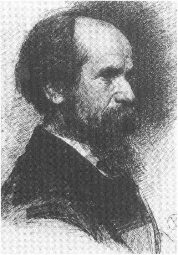 Портрет П.П. Чистякова. В.А. Серов. 1881 г.