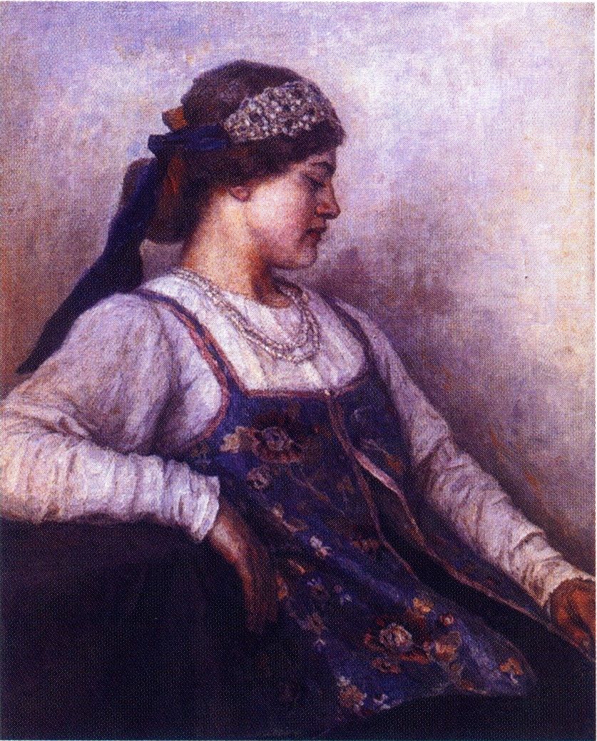 Портрет Н.Ф. Матвеевой. 1909 г.